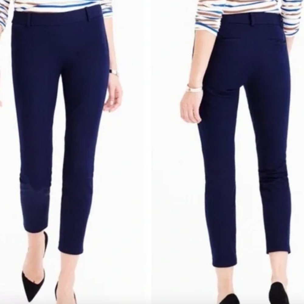 J. Crew Minnie flat-front stretch twill pant, size 2